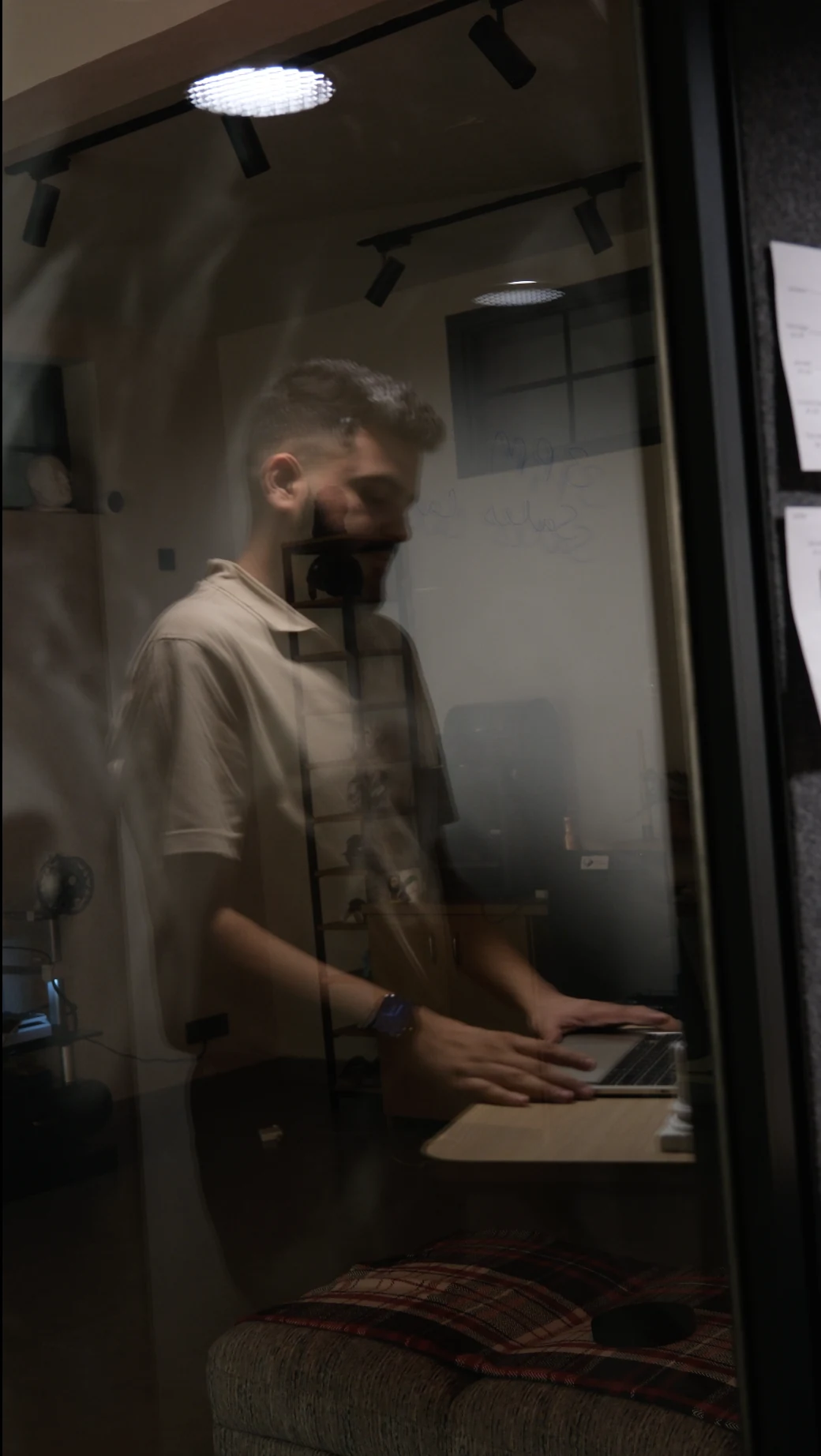 Working through the glass of ONE POD